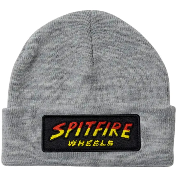 spitfire beanie hell hound script grey