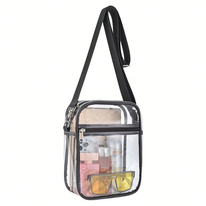 Sporting Clear Bag-Clear For Women Crossbody Messenger Bag For Concerts Sporting Events ﻿