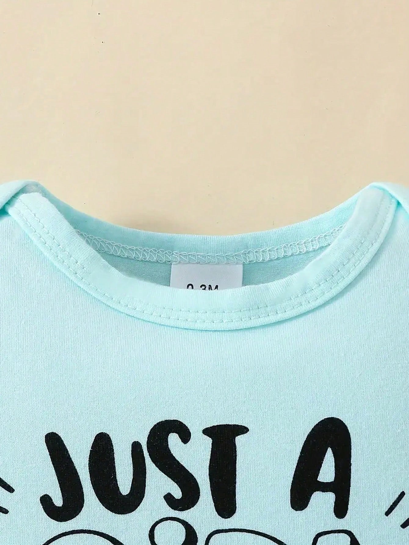 Spring Blue Alphabet Print Crop Bodysuit And Flower Print Flared Pants Baby Girl Outfit