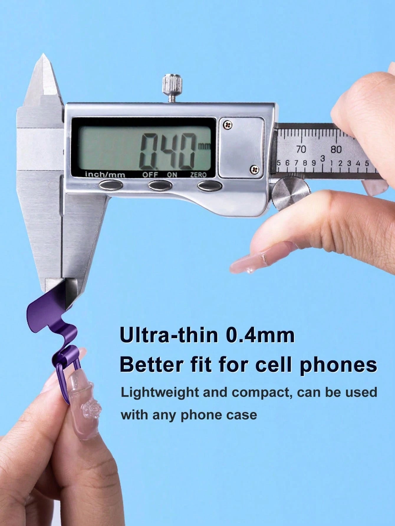 Stainless Steel Mini Spacer Clip Side Mount Connector For Phone