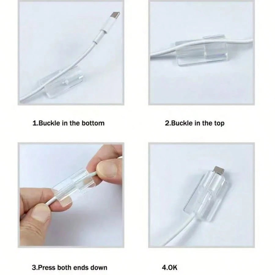 Star/Bow Knot Protective Case Compatible With IPhone Anti-Bending Data Cable Nan Cable Protector Charger Accessories Phone Accessories