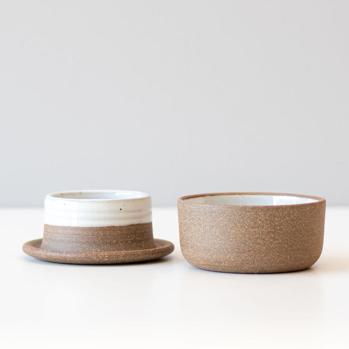 Stoneware French Butter Keeper