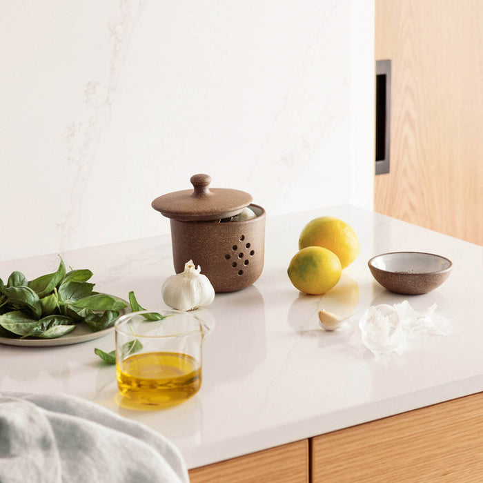 Stoneware Garlic Keeper