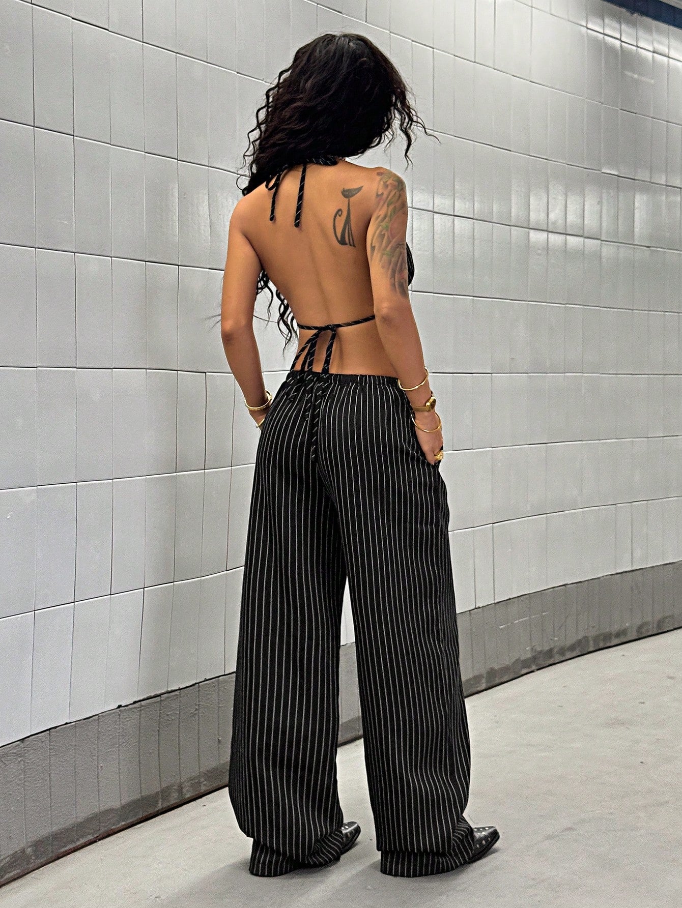 StreetHx Women Casual Solid Color Top And Pants 2 Pieces Set