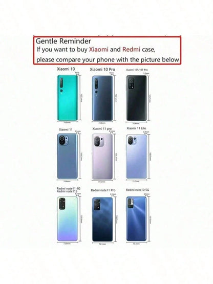 Stylish & Transparent TPU Phone Case, Compatible With Apple,/Redmi, Nothing, INFINIX Models, Ideal As Birthday Or Christmas Gift For Couples, Girlfriends, Daughters, Teens
