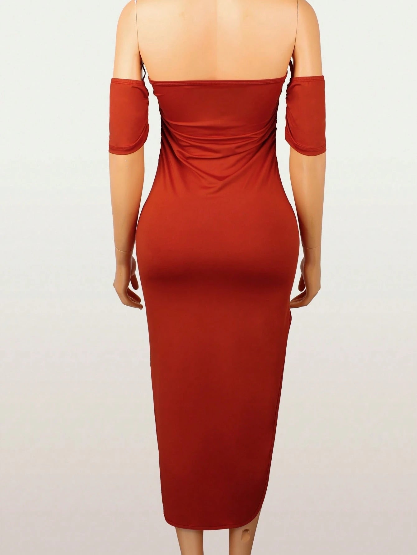 Summer Vacation Party Women's Outdoor Festival Celebration Dress, Waist Tie Sexy Street Wear Orange Dress Elegant