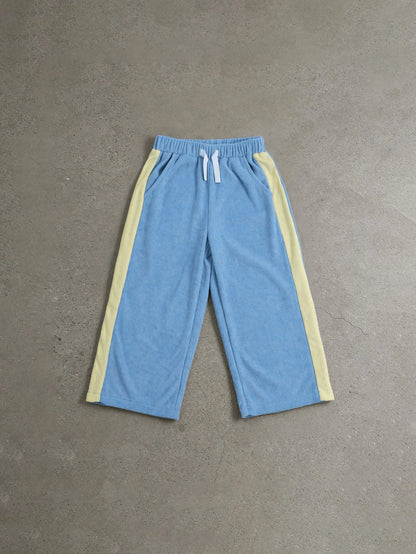 SUMWON Boys Comfort Elastic Waist Relaxed Fit Cargo Pants With Side Panel Details Casual Drawstring Pull On Bottoms