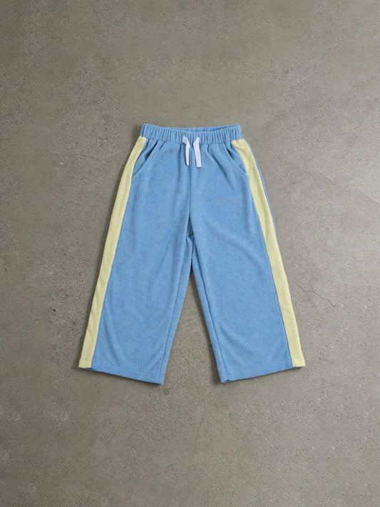 SUMWON Boys Comfort Elastic Waist Relaxed Fit Cargo Pants With Side Panel Details Casual Drawstring Pull On Bottoms