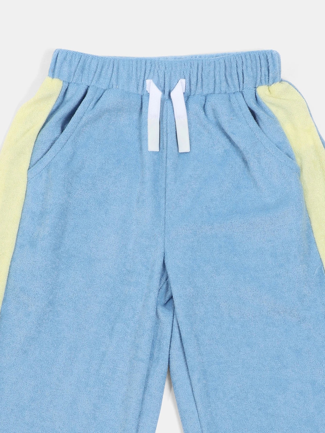 SUMWON Boys Comfort Elastic Waist Relaxed Fit Cargo Pants With Side Panel Details Casual Drawstring Pull On Bottoms
