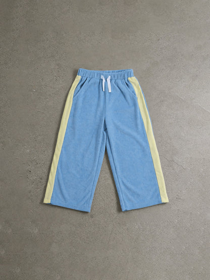 SUMWON Boys Comfort Elastic Waist Relaxed Fit Cargo Pants With Side Panel Details Casual Drawstring Pull On Bottoms