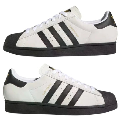 ADIDAS SUPERSTAR ADV CRYWHT CBLACK FTWWHT Adidas superstar adv crywht cblack ftwwht. Stylischer Performance-Skateboard-Schuh im reinen Adidas-Stil. Benutze ihn, wo immer du willst. Robust und bequem, um dir in jeder Situation einen Hauch von Originalität zu verleihen.