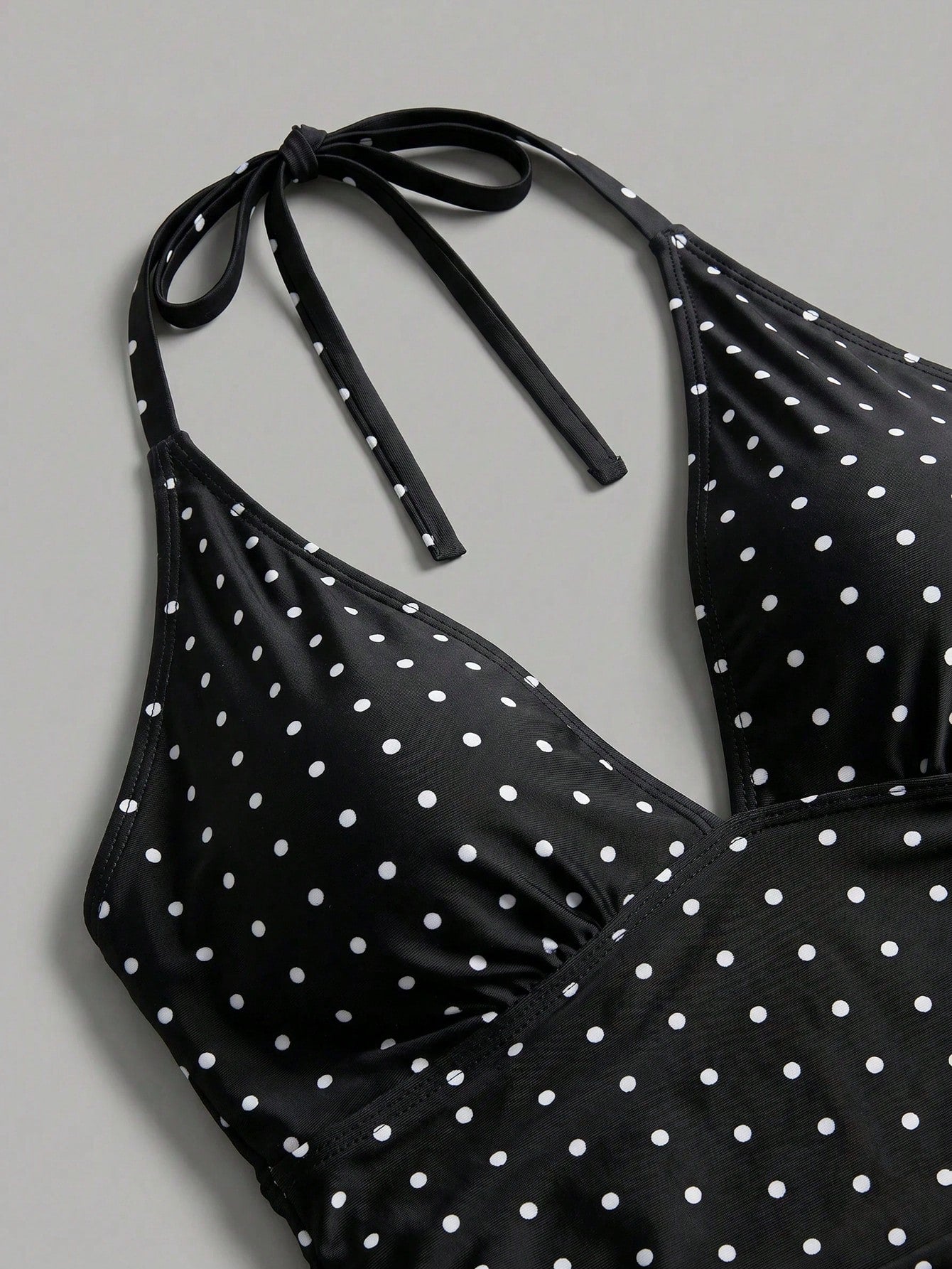 Sweetra CURVE Plus Size Women's Sweet Polka Dot Print Beach Vacation Bikini Set Summer