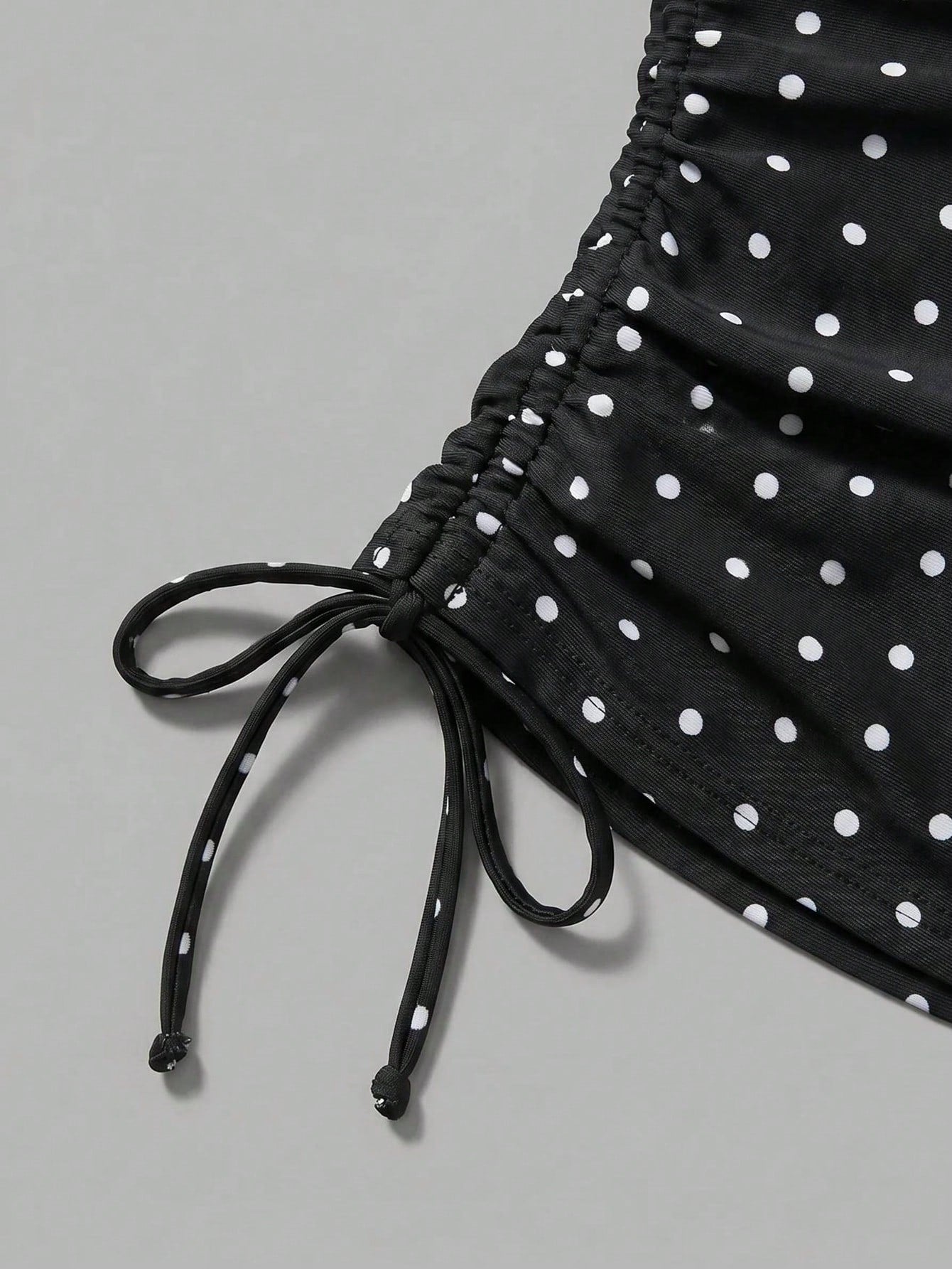 Sweetra CURVE Plus Size Women's Sweet Polka Dot Print Beach Vacation Bikini Set Summer