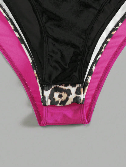 Swim Curve 2025 3pcs Plus Size Women Assorted Floral Print Swimwear Bottoms, For Summer Beach Vacation