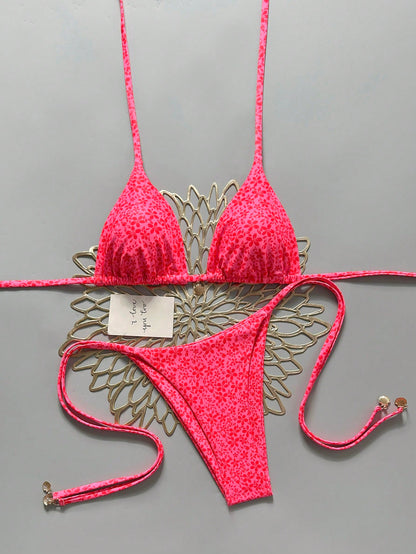 Swim Mod 2026 Spring/Summer Fashionable Sexy & Slimming Bikini Swimwear With Shell Decor, Ideal For Beach Vacation