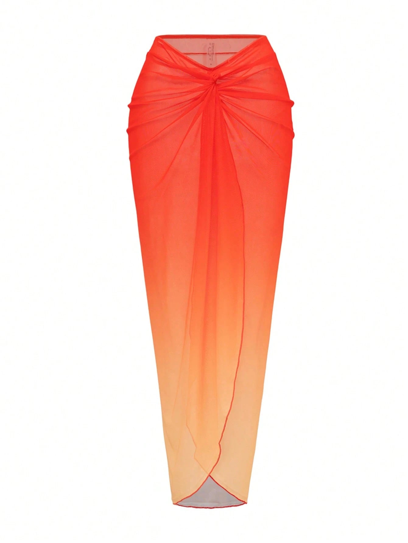 Swim Oasis Women's Summer Vacation Waistband Twist Ombre Cover-Up Dress
