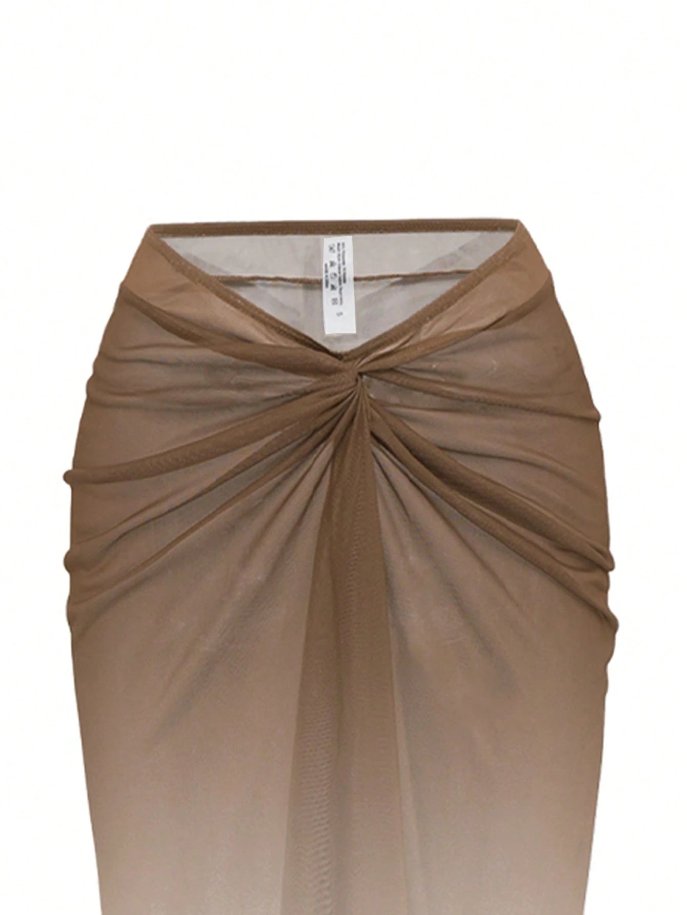 Swim Oasis Women's Summer Vacation Waistband Twist Ombre Cover-Up Dress