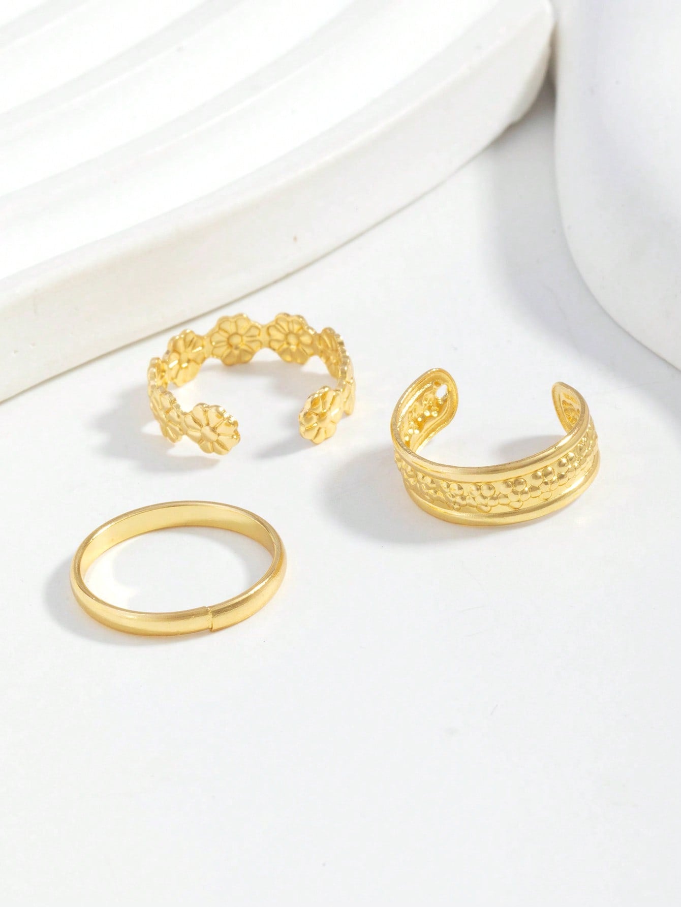 SXY 2pcs Rhinestone Decor Anklet