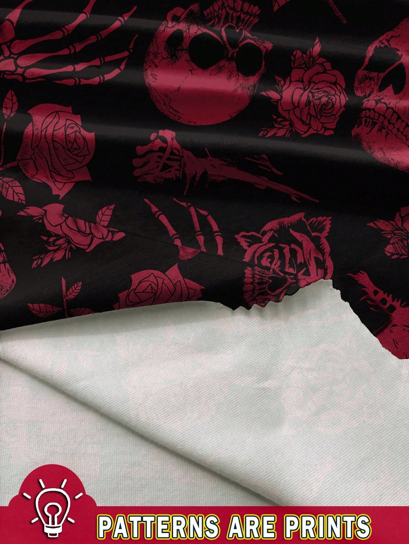 SXY Casual Skull & Rose Pattern A-Line Mini Dress For Women, Suitable Summer,Summer Dresses,Sun Spring Clothes Cute Woman Clothing Chic