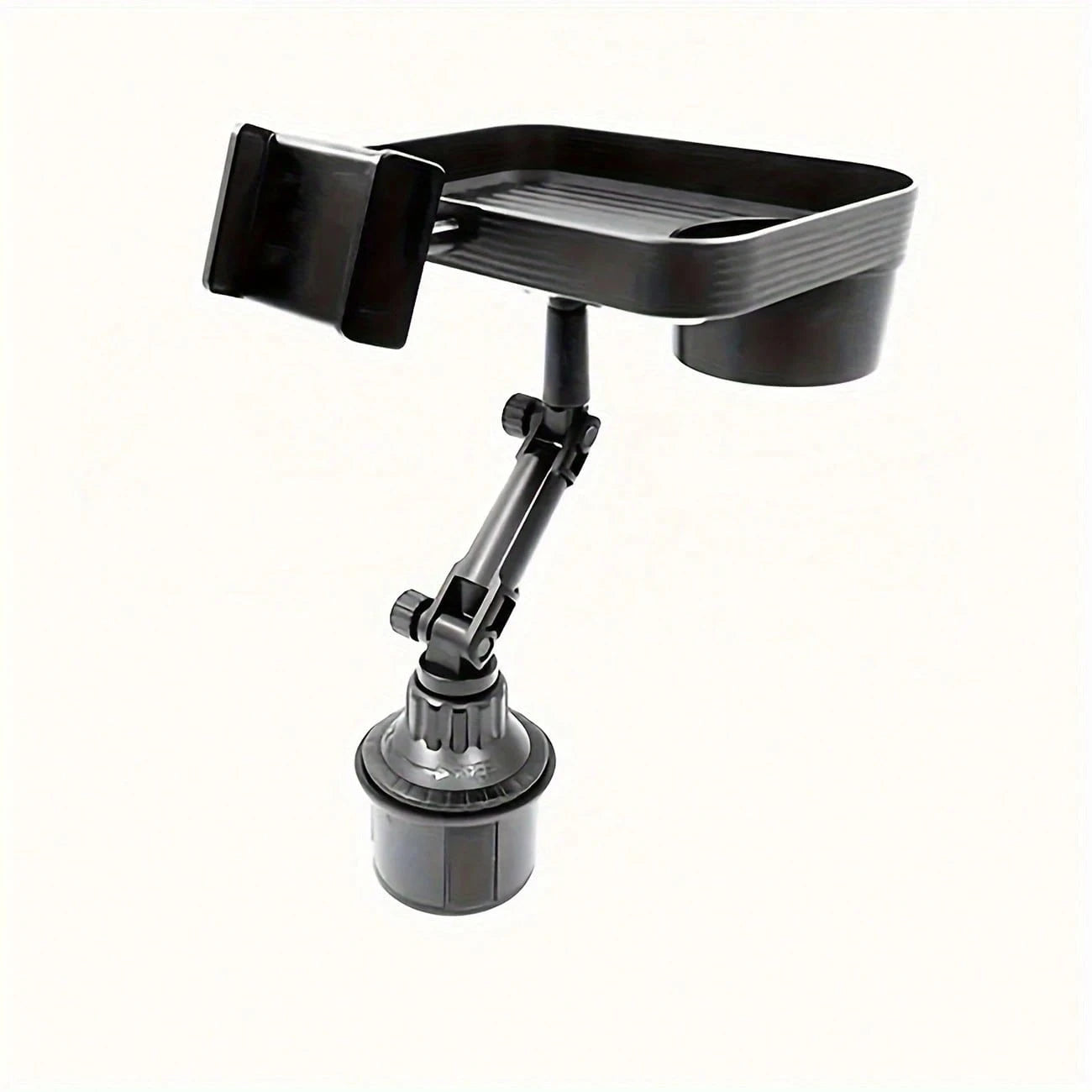 TAIMASI 1pc Versatile Car Tray- Integrated Cup Holder & Mobile Stand- Durable, For Easy Travel Dining And Organization