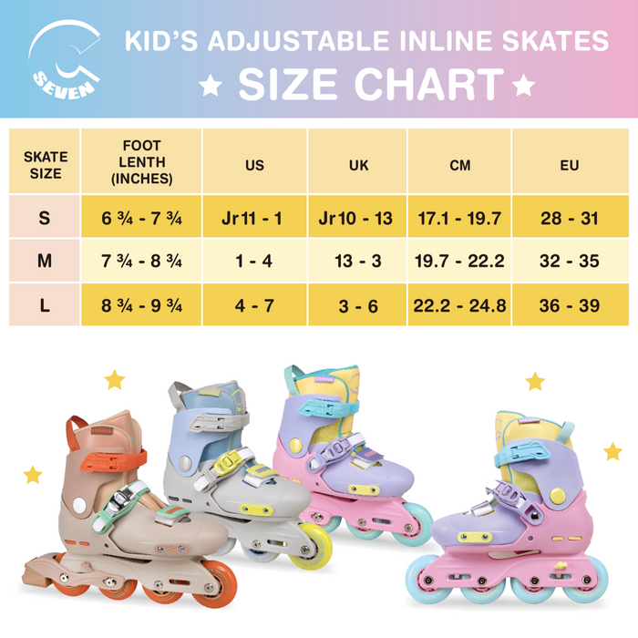 Tangerine Youth Inline Skates