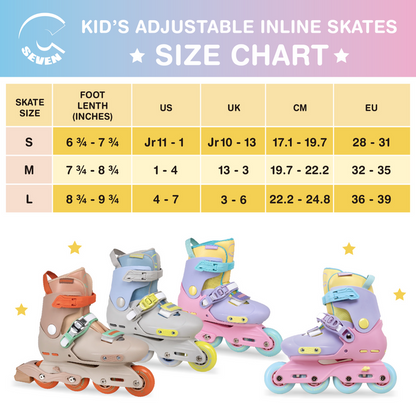 Tangerine Youth Inline Skates