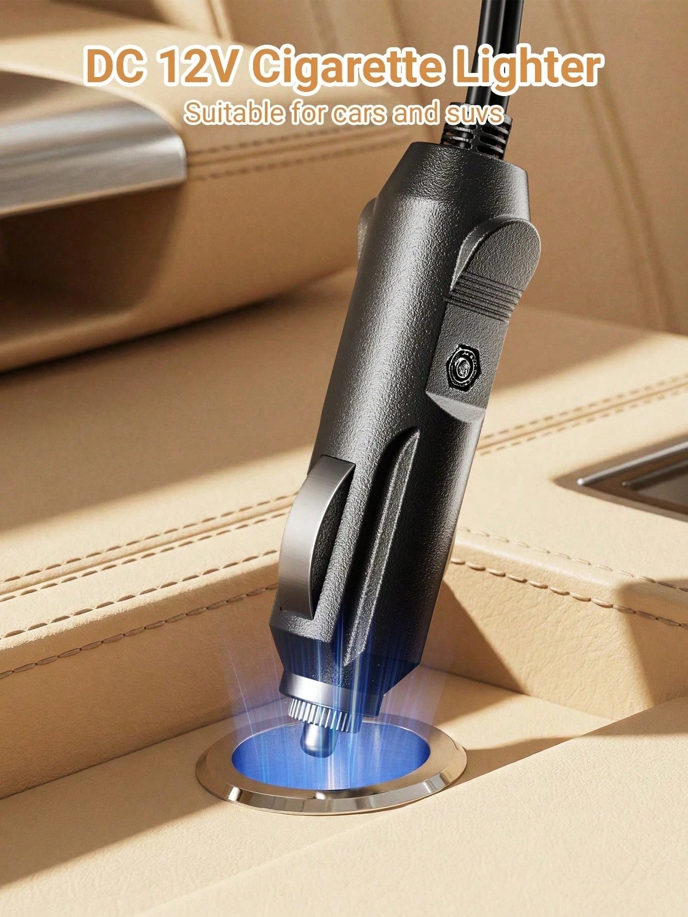 Teckwe Mini Car Vacuum Cleaner-Powerful Suction. High-Performance. Compact & 12V Efficient- Effortlessly Cleans Every Gap And Groove In Your Car Interiol