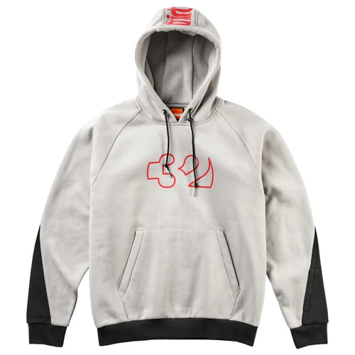 Thirty Two team tech hoodie cement