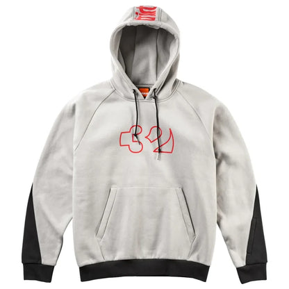 Thirty Two team tech hoodie cement