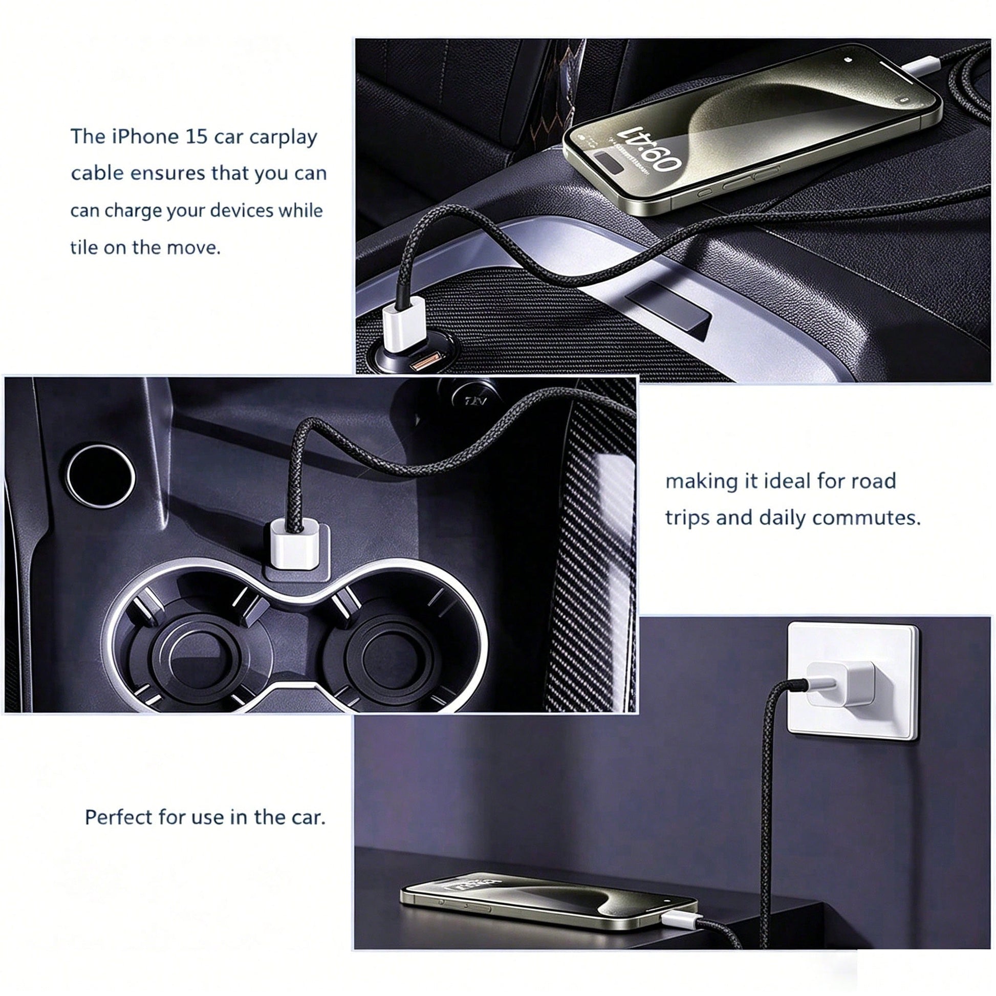 This USB-C To USB-C Data Cable Is Compatible With A Wide Range Of Smartphones And Bluetooth Headphones Equipped With Type-C Ports, Suitable For Desktop Office, Car Use, And Outdoor Activities. Compati