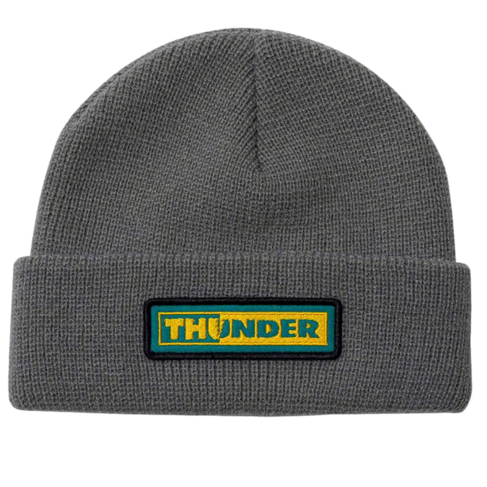 Thunder bolts beanie patch grey