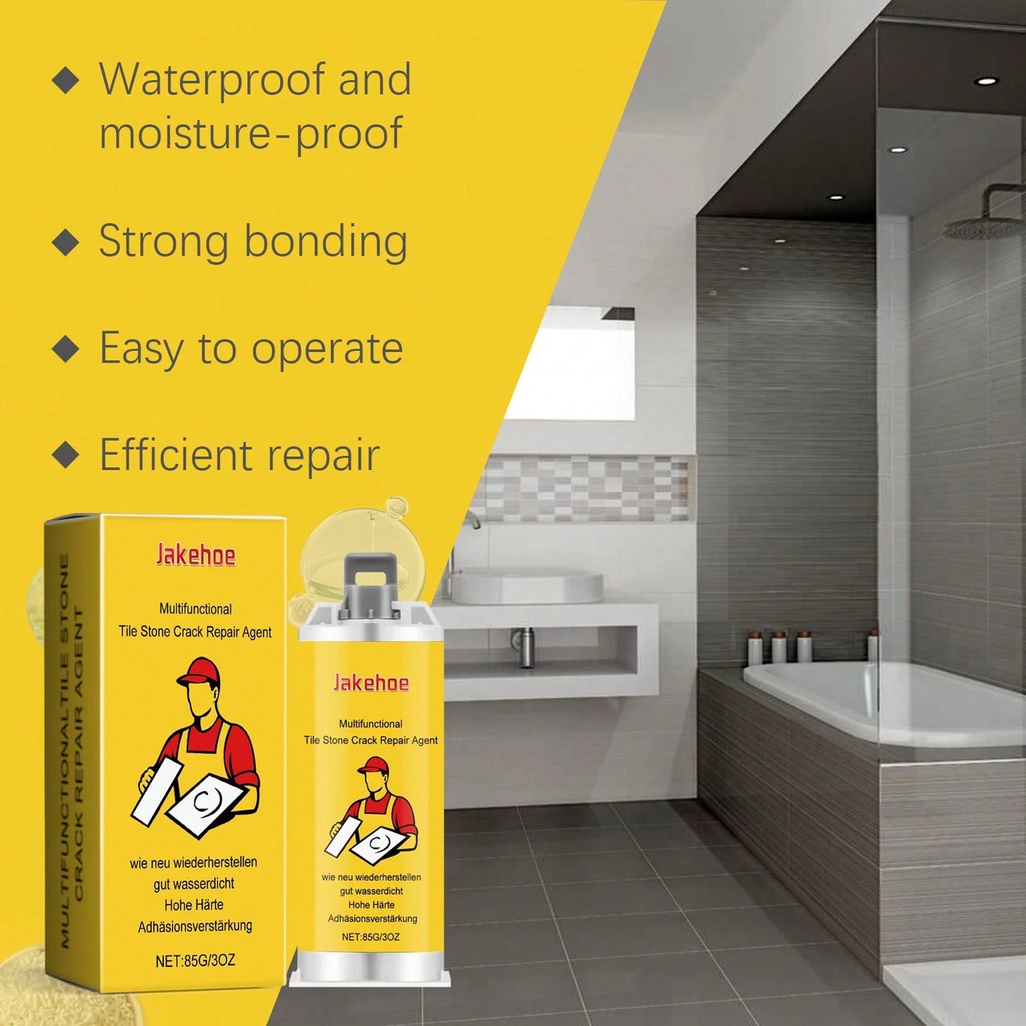 Tile Crack Repair Adhesive Tile Repair Glaze Marble Hole Filler Ceramic Crack And Hole Repair