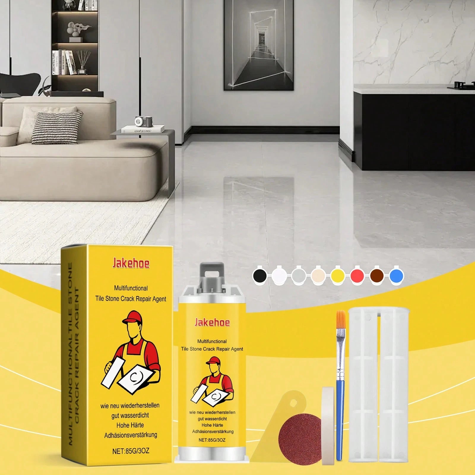 Tile Crack Repair Adhesive Tile Repair Glaze Marble Hole Filler Ceramic Crack And Hole Repair