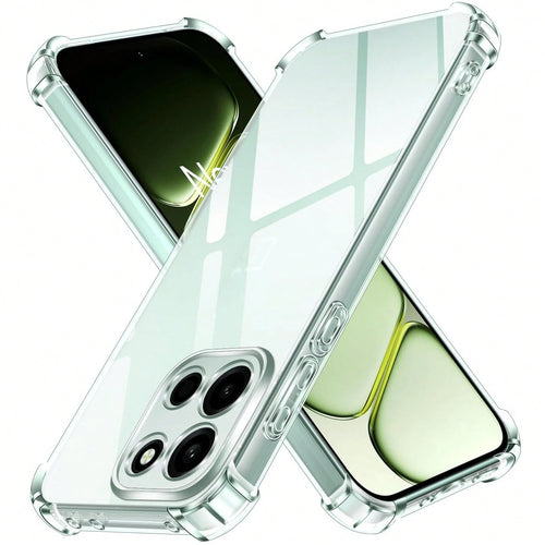 Transparent Air Cushion Shockproof Phone Case, For OnePlus 15/Nord 6/Turbo 6V/Turbo 6/15R/Nord 5/13/12/11/10/9/8/7/6/North 3/Nord 4/North 2/Nord CE4 Lite/12R/13R, Phone Case, Protective Cover, Transpa