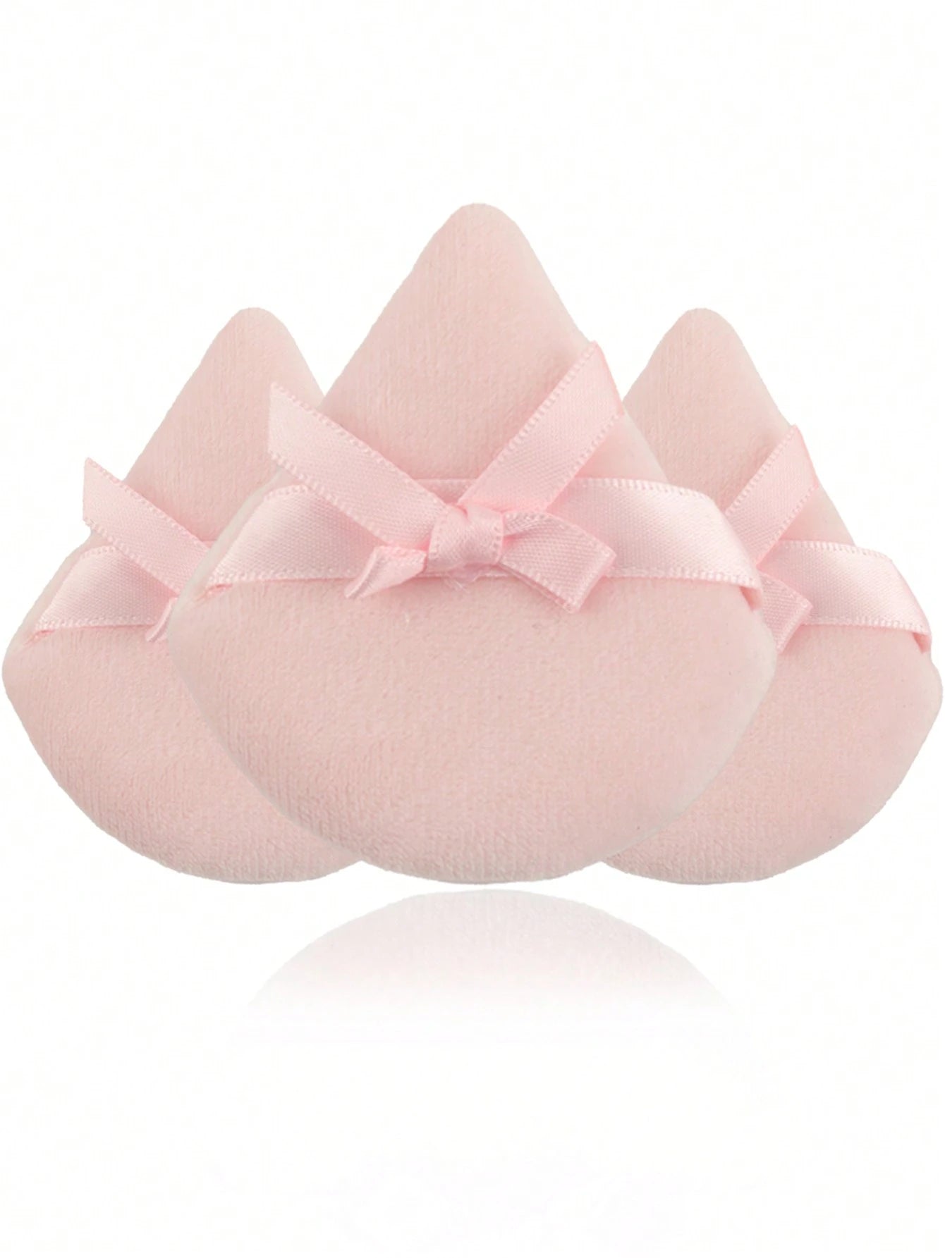 Triangular Flocked Makeup Sponge, 24pcs/15pcs/8pcs/3pcs Set, Soft & Fluffy Texture, Suitable For Face & Body Makeup, Mixed Cosmetic Beauty Tools,Makeup,Cheap,Room Decor,Vanity,Travel,Bedroom,Makeup Ac