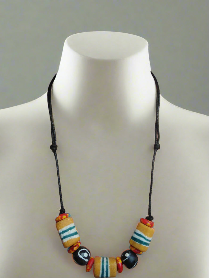 Tribal Stripe Adjustable Necklace