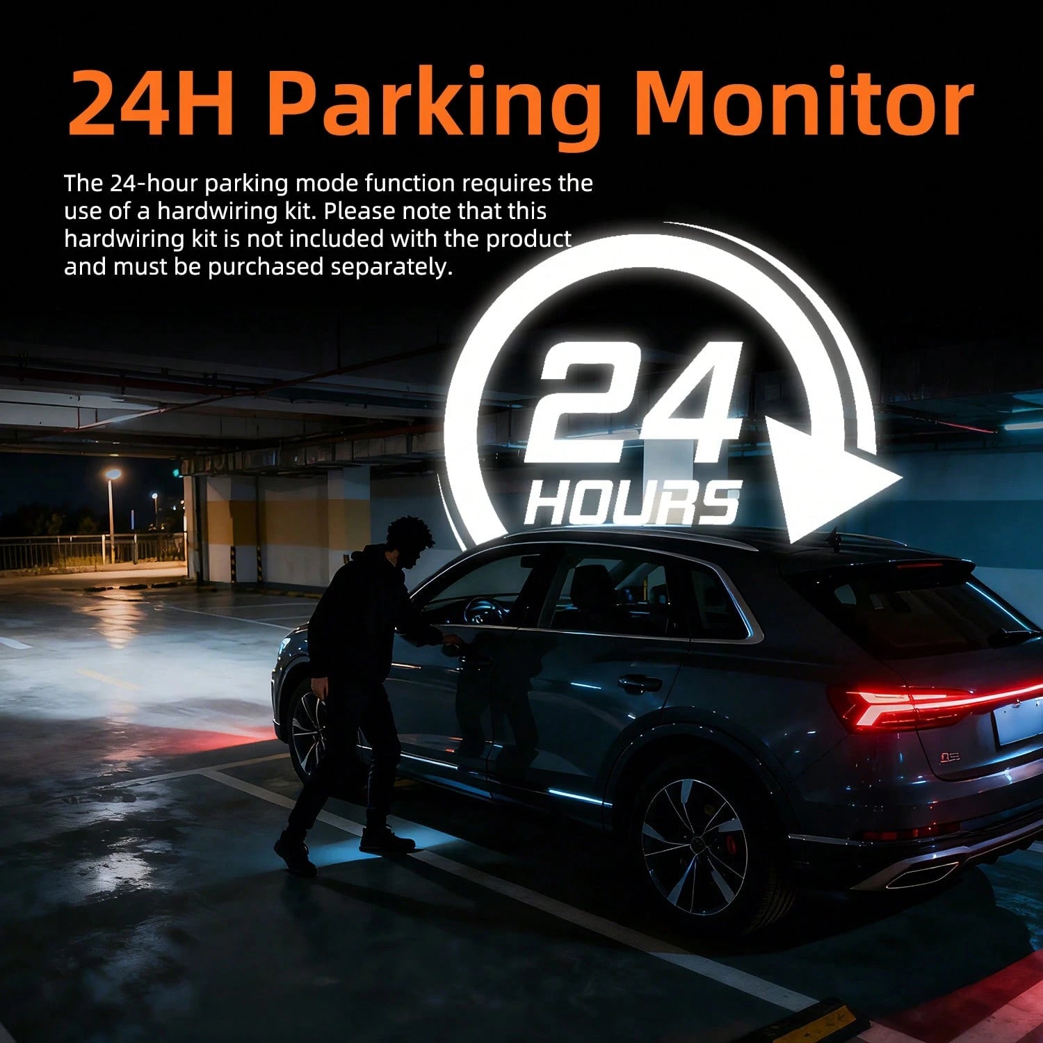 Triple Dash Cam 4K Front & 1080P Rear/Interior, 3 Channel Car Camera With 32GB Card, IR Night Vision, 24/7 Parking Surveillance, G-Sensor, Loop Recording, For Cars, Trucks