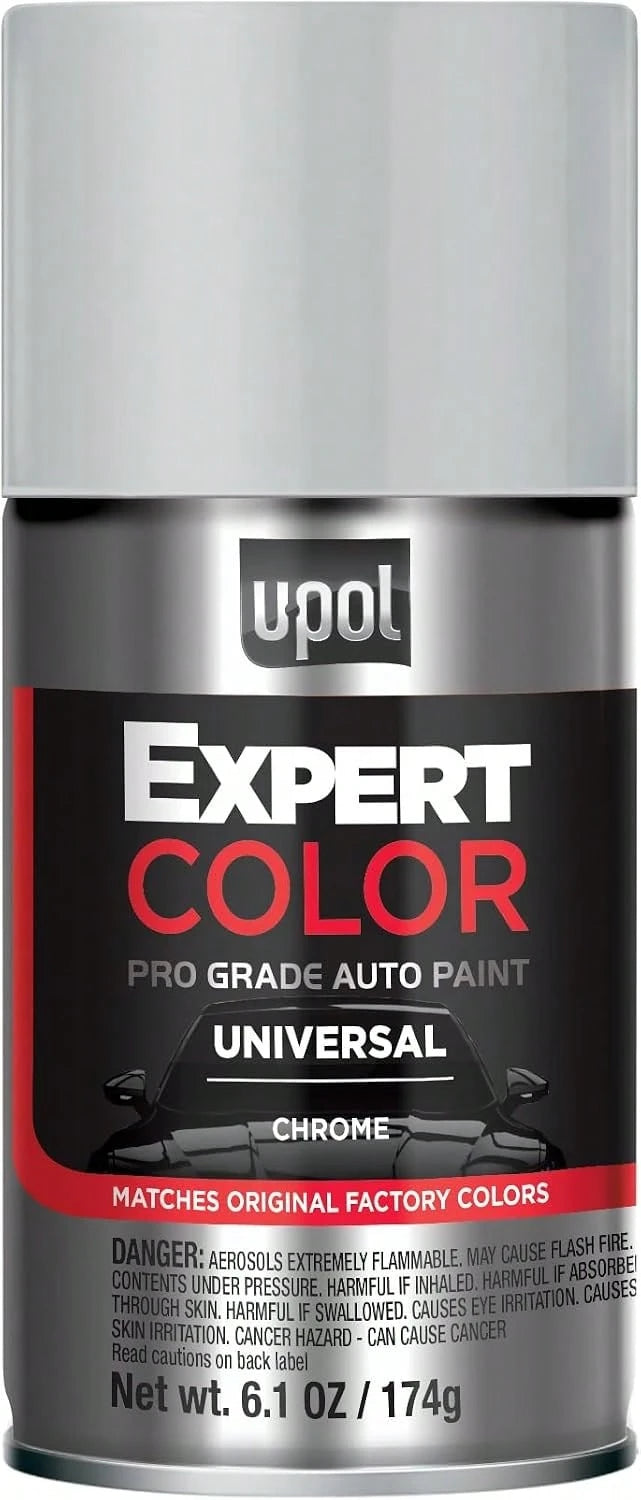 U-POL Expert Color Universal, Automotive Spray Paint, Professional Grade, Long-Lasting, Easy-To-Use, Flat Black