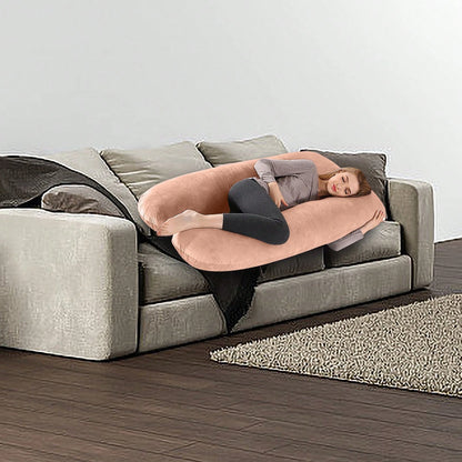 U-Shaped Maternity Pillow Pillow Cover Washable Removable Maternity Pillow Cover