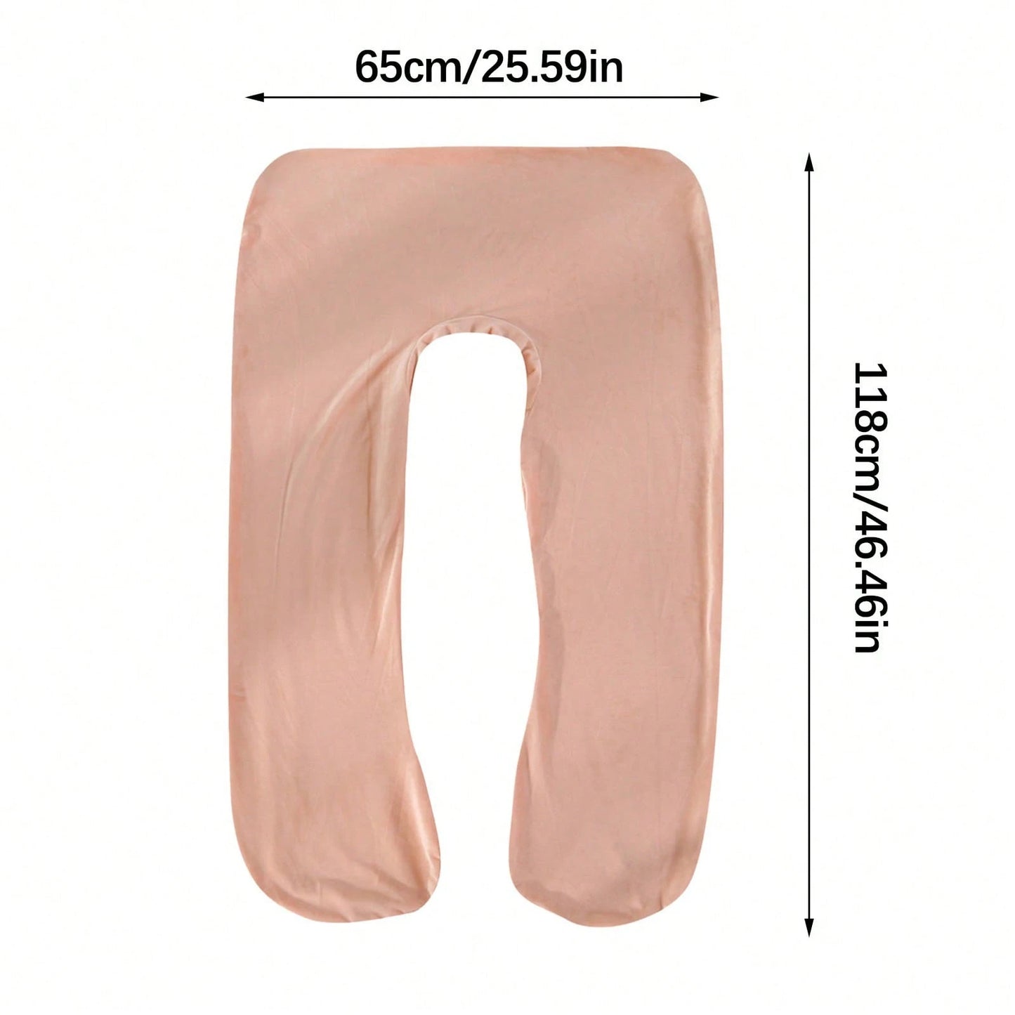 U-Shaped Maternity Pillow Pillow Cover Washable Removable Maternity Pillow Cover