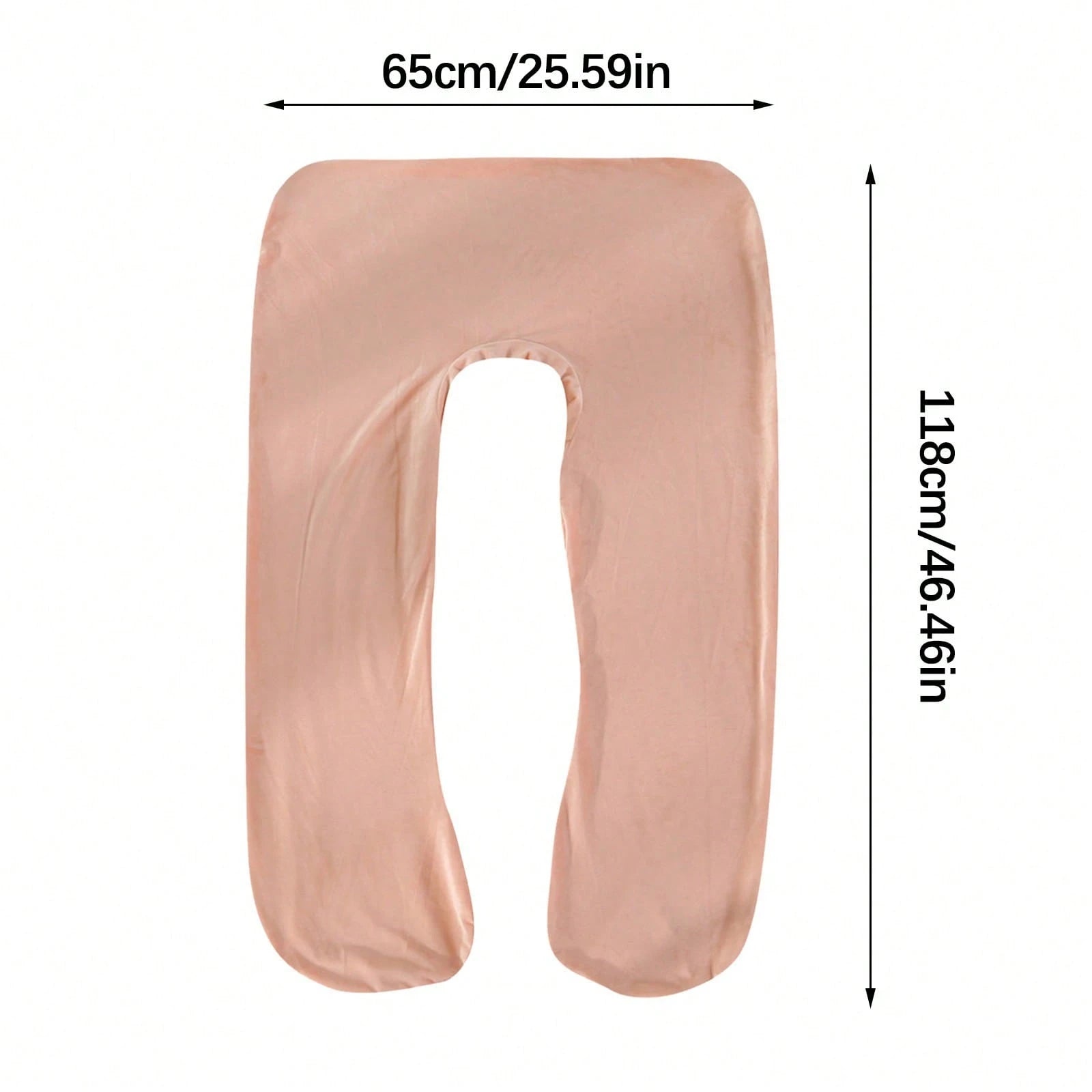 U-Shaped Maternity Pillow Pillow Cover Washable Removable Maternity Pillow Cover