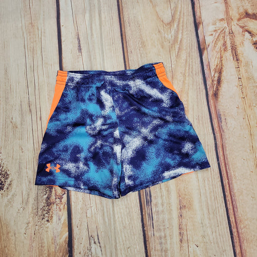 UA BOYS SAND CAMO DEFENDER SHORT GRAY MIST
