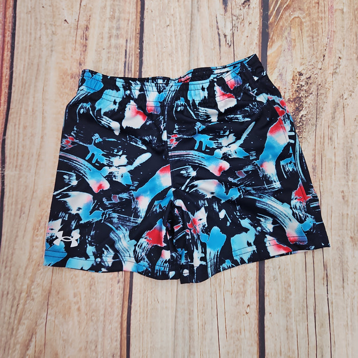 UAPRINTED BOOST SHORT MIDNIGHT NAVY