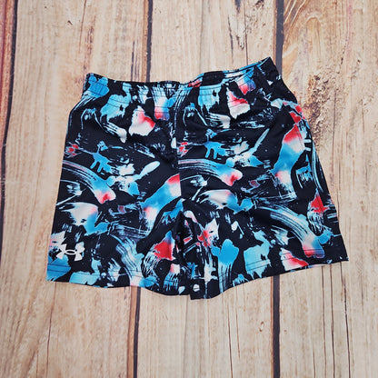 UAPRINTED BOOST SHORT MIDNIGHT NAVY