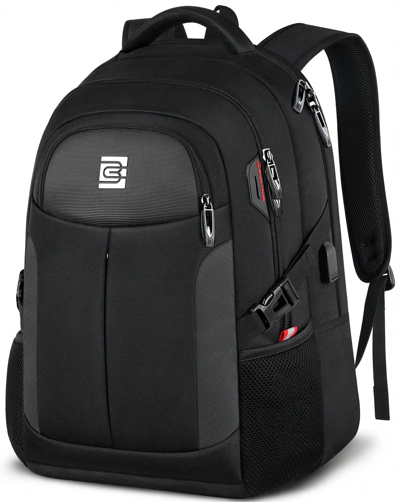 UKEIN 1PC Travel Laptop Backpack, Business Water Resistant Laptop Backpack With USB Charging Port, College Bag For Men & Women