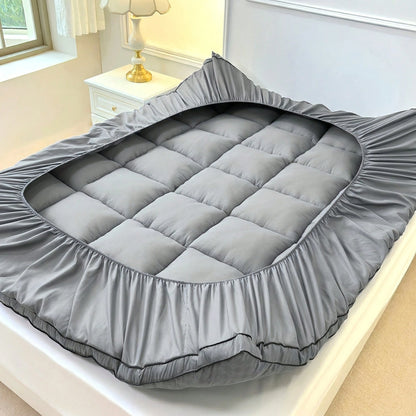 Ultra-Soft Mattress Protector, Elastic Fitted Sheet With Deep Pockets Up To 8-21 Inches, Cool Style, Full Range Of Sizes, Quilting And Laminating, Fine And Dense Stitches. Sturdy And Durable. Machine