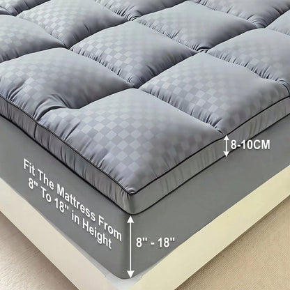 Ultra-Soft Mattress Protector, Elastic Fitted Sheet With Deep Pockets Up To 8-21 Inches, Cool Style, Full Range Of Sizes, Quilting And Laminating, Fine And Dense Stitches. Sturdy And Durable. Machine