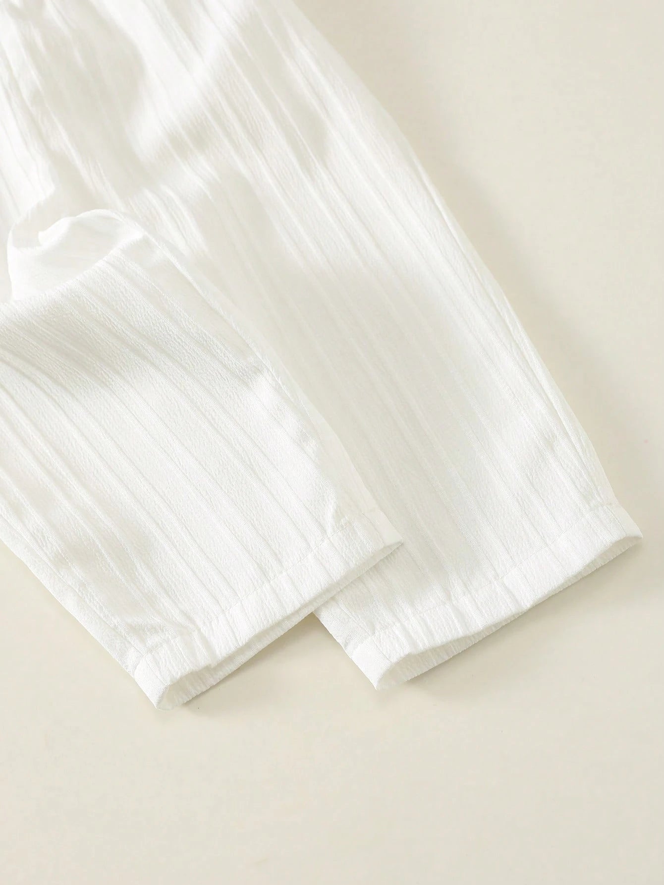 Unisex Baby Boy/Girl Baby Boy 2pcs Spring/Summer Casual Vacation Style Striped Stand Collar Short Sleeve Shirt And Long Pants Set, Baby Boy Outfit Sets, Baby Boy Summer Clothes