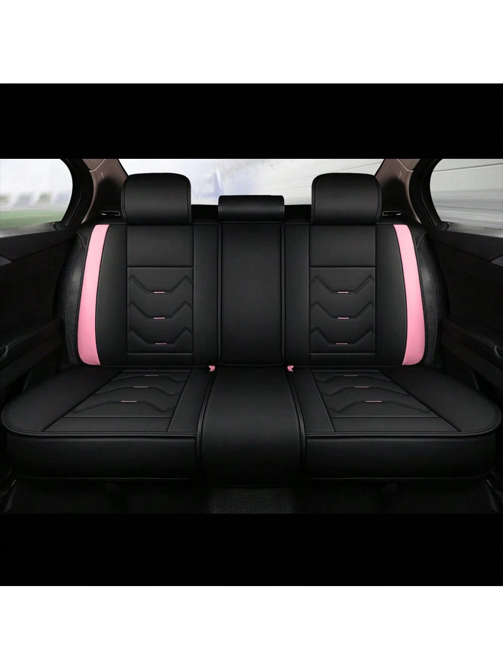 Universal Car Seat Covers Leather Front Back 5 Seats Full Set Automotive Seat Protector Replacement,Car Seat Cover Full Set, C0052