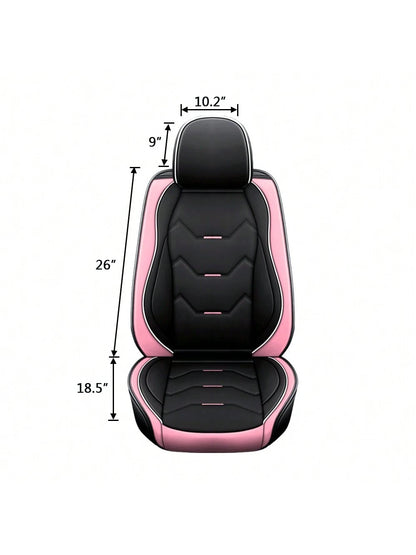 Universal Car Seat Covers Leather Front Back 5 Seats Full Set Automotive Seat Protector Replacement,Car Seat Cover Full Set, C0052